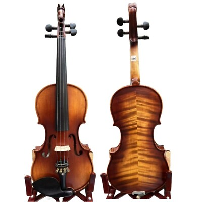 #ad Strad style song fractional violin 1 2carving Horse#x27;s head scroll#15770 $199.00