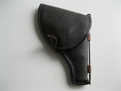 #ad Early Original Revolver Nagan 1951 dated USSR Soviet Military Leather Holster $60.00