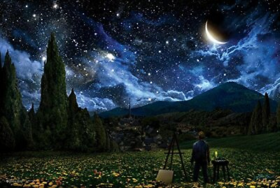 #ad Starry Night Inspired Poster 36 x 24in $13.49