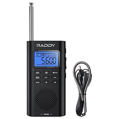 #ad Raddy RF886 Portable Shortwave Radio AM FM SW VHF WB Digital Radio BT Connect... $39.99