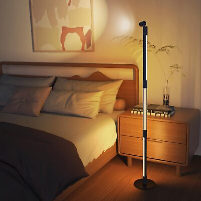 #ad 360°Rotating Led Floor Lamp with Spotlight16 Million DIY ColorsMusic Sync amp;... $36.81