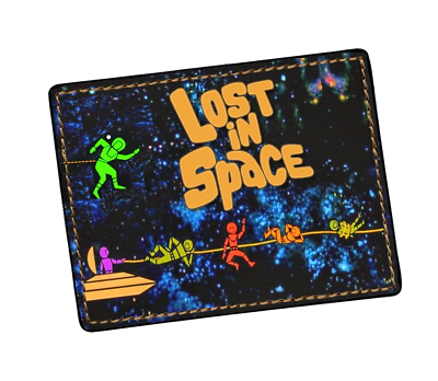 #ad LOST In SPACE Lunch Box 1965 On A New Wallet $29.99
