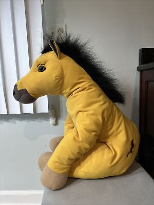 #ad Vintage 2002 Spirit Stallion Horse 24” Plush Toy $37.00