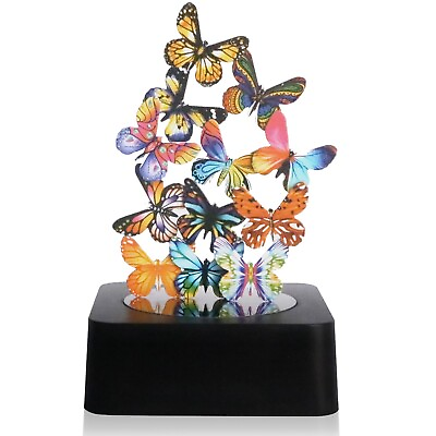 #ad Xfsol Desk Toys for Office for Adults Desktop Magnetic Butterflies Sculpture ... $26.50