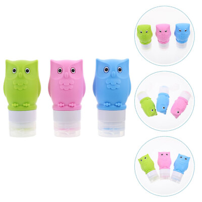 #ad 3 Pcs Sample Jars Cosmetic Packaging Travel Bottles Container $11.75