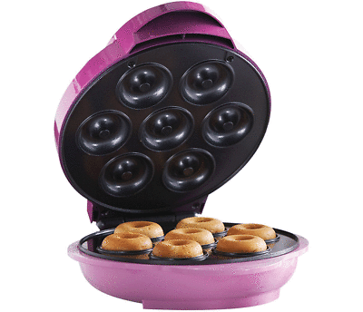 #ad Brentwood TS 250 1000W Non Stick Mini Donut Maker Machine 7 Donuts Pink 120V NEW $23.95