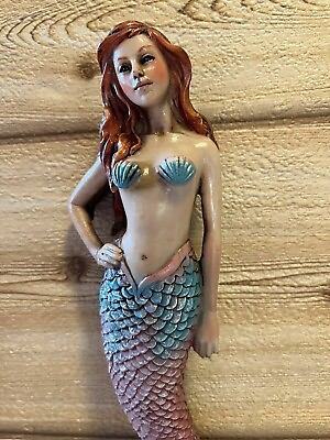 #ad Mermaid Wall Retro Nautical Ocean Sea Princess Hook 10quot;x 3quot; Hanger $23.95