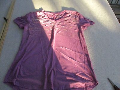 #ad Womens Tek Gear drytek purple shirt sz s $14.67