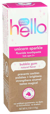 #ad Hello Products Toothpaste Kid Unicorn Fluoride 1 Each 4.2 Oz $7.61