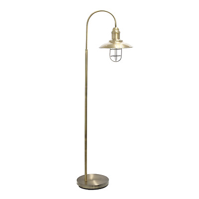 #ad Lalia Home Modern Farmhouse 1 Light Floor Lamp Antique Brass $116.59