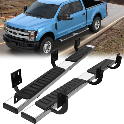 #ad 6quot; Side Step Nerf Bar Running Board For 99 16 Ford F250 F350 Super Duty Crew Cab $140.92