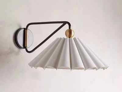 #ad Wall Lamp 1950s Mid Century Brass Swing Italian Diabolo Wall Sconce $307.80