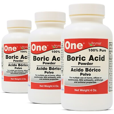 #ad Arymar Multi Use Boric Powder Eco Friendly Cleaning Solution 4oz 3 PACK $14.97