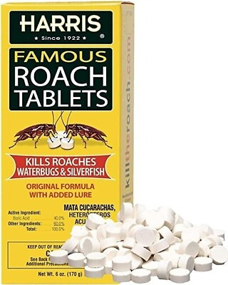 #ad Cockroach Killer indoor Pesticide Roach Bait Tablets Megabox Trap Kid Pet Safe $8.20