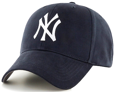 #ad NEW YORK YANKEES HAT MLB NY BASEBALL NAVY BLUE AUTHENTIC CLASSIC TEAM LOGO CAP $22.99