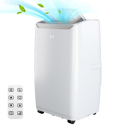 #ad 12000 BTU Portable Air Conditioner 4 in 1 Quiet AC Unit with Fan amp; Dehumidifier $369.99