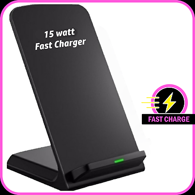 #ad Fast Wireless Desk Office Charger Stand Dock Cradle Pad for iPhone X 11 12 13 14 $9.89