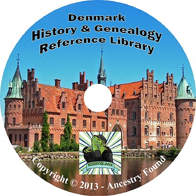 #ad 24 old books DENMARK Danish Scandinavia History amp; Genealogy Family Tree $5.95
