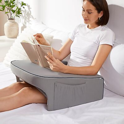 #ad Soft Lap Desk Pillow for Bed Memory Foam Arm amp; Leg Support Grey $86.53