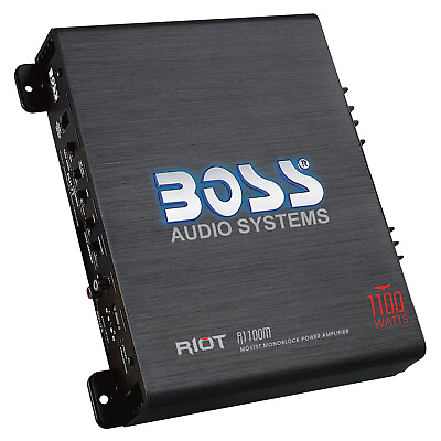 #ad BOSS Audio Systems R1100M Car Audio Amplifier Certified Refurbished $53.35