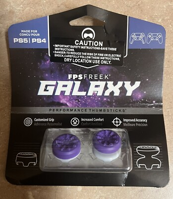 #ad New Kontrol Freek PS4 amp; PS5 Controller Thumb Grips Galaxy Purple $11.99