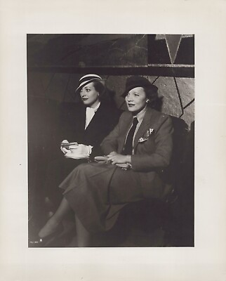 #ad HOLLYWOOD BEAUTY MARLENE DIETRICH JOAN CRAWFORD PORTRAIT 1950s Photo C37 $249.99