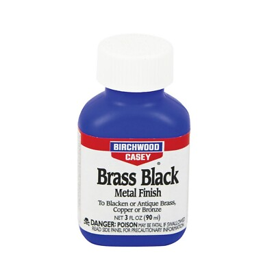 #ad Birchwood Casey Brass Black Touch Up Metal Finish Liquid 3 Fluid Oz Bottle 15225 $14.88