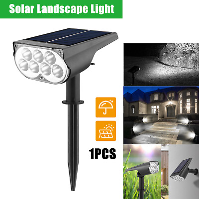 #ad RGB Solar Spotlight Light LED Path Lamp Color Security Waterproof Yard Outdoor $14.59