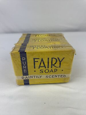 #ad Vintage 1940’s 3 Sealed Pack Of Fairy Soap Bars Movie TV Set Prop $49.95