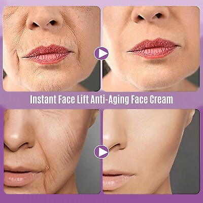 #ad INSTANT FACE LIFT CREAM Remove Wrinkles Fine Lines Sagging Skin Puffiness $14.95