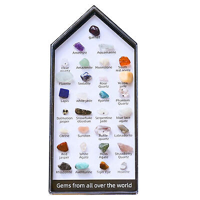 #ad Teaching Crystal Natural Mineral Specimen Reiki Energy Raw Stones $11.40