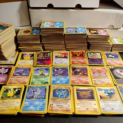 #ad Old Pokemon Cards HUGE Vintage Collection 1st Edition ALL WOTC 1999 2002 $89.99