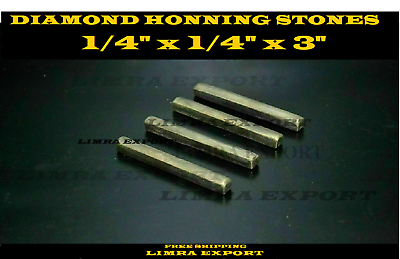 #ad DIAMOND HONNING STONES METAL BOND 1 4quot; x 1 4quot; x 3quot; GRIT MEDIUM $89.90