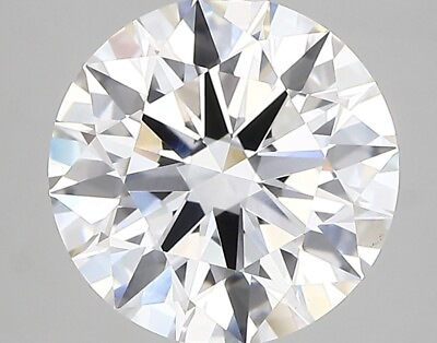 #ad Lab Created Diamond 3.22 Ct Round E VS1 Quality Ideal Cut IGI Certified Loose $1591.60