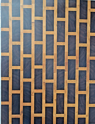 #ad Handmade Walnut and Hard Maple End Grain Checkered Cutting Board 12.5#x27;#x27;x13#x27;#x27; $59.00