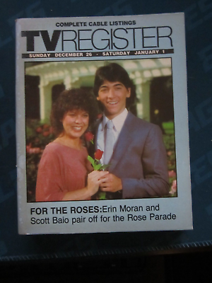 #ad TV Register Regional TV Guide Dec Jan 1982 83 Erin Moran Scott Baio Rose Parade $9.99