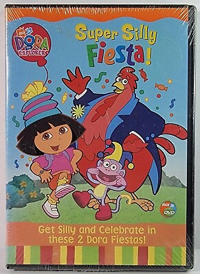 #ad Dora the Explorer Super Silly Fiesta DVD 2004 4 episodes SEALED $8.99