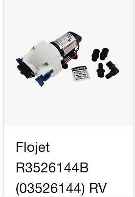 #ad Flojet R3526144B 03526144 RV 12V On Demand Potable Water Supply Pump – 3 GPM $65.00