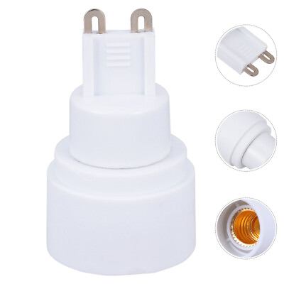 #ad Chandelier Socket Converter G9 to E14 Ceramic Lamp Holder Set of 4 $11.69