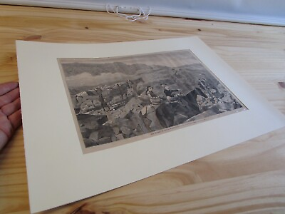 #ad 1869 Harper’s Antique Print The Summit Of Mount Washington NH Winslow Homer #3 $65.00