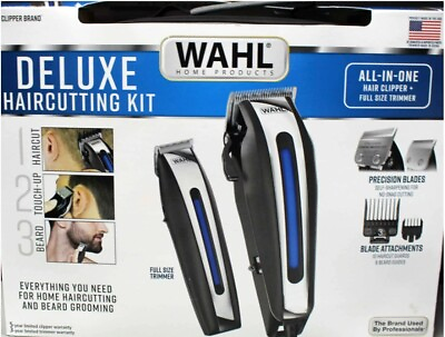 #ad WAHL Deluxe Hair Cutting Kit 29 Piece Clipper with Trimmer $39.90