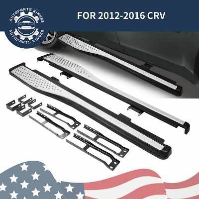 #ad Running Board For 2012 2013 2014 2015 2016 HONDA CRV Side Step Aluminum Nerf Bar $123.80