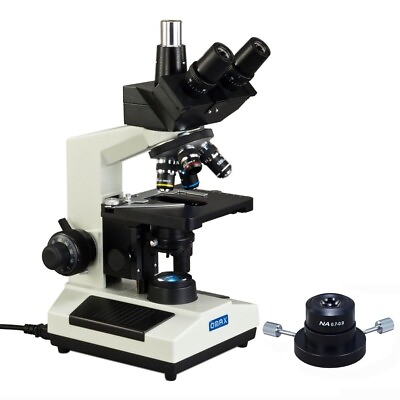 #ad OMAX 40X 1000X Compound Trinocular Lab MicroscopeDarkfield Condenser $418.99