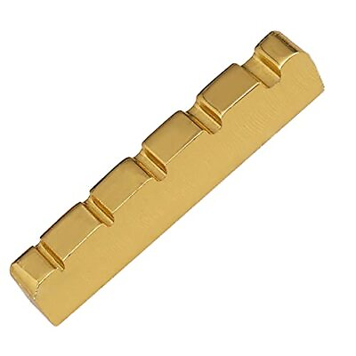 #ad Brass Nut 5 String Slotted Electric Bass Guitar Nut 45mm x 6mm $15.78