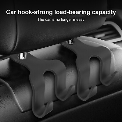 #ad 2Pcs Car Seat Back Headrest Hooks Hanger Holder Hook for Bag Purse $9.99