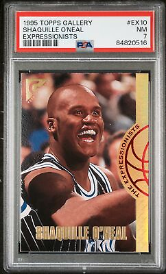 #ad 1995 Topps Gallery Expressionists #EX10 Shaquille O#x27;Neal Expressionists PSA 7 $26.99