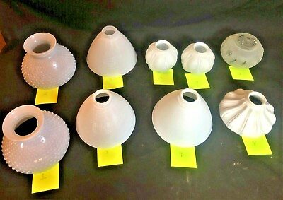 #ad #ad Choice of Vintage Lamp Shades milk glass and frosted $6.00