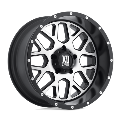 #ad 1 New 18x9 XD820 Grenade Satin Black Machined Face 6X139.7 ET 12 $202.87