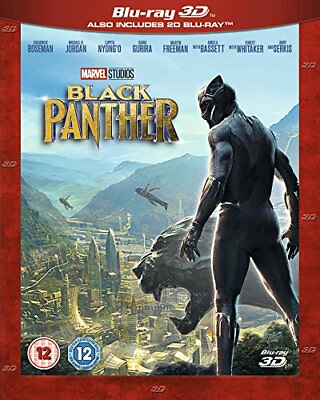 #ad Black Panther 3D Blu Ray 2018 Region Free CD VWVG The Fast Free $16.34