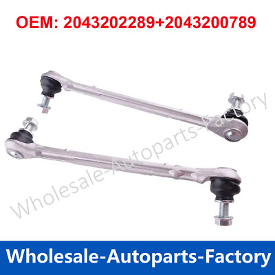 #ad Front Left Right Sway Bar Link Kit Pair For Mercedes Benz W204 C300 C350 08 17 $39.18